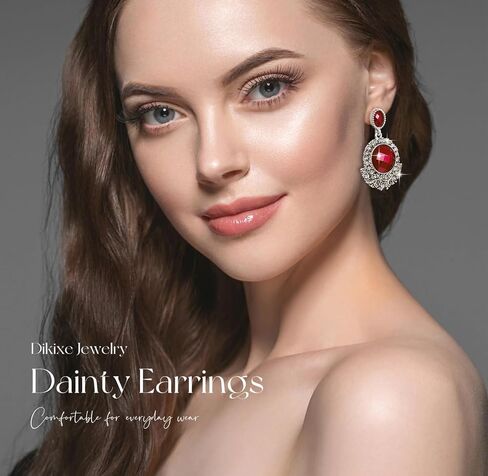 Dikixe Western Lapis Lazuli Drop Dangle Earrings, Gold Plated Navy Blue Gemstone Leo December Birthstone Earrings, Vintage Elegant Accessories Gifts for Women Girls in Kuwait