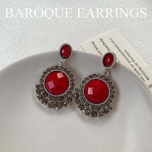 Dikixe Western Lapis Lazuli Drop Dangle Earrings, Gold Plated Navy Blue Gemstone Leo December Birthstone Earrings, Vintage Elegant Accessories Gifts for Women Girls in Kuwait