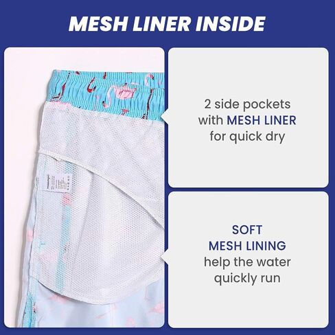 maamgic Mens Swim Trunks 5" with Mesh Lining Quick Dry Bathing Suits for Men Swim Shorts Swimwear X-Large in Saudi Arabia