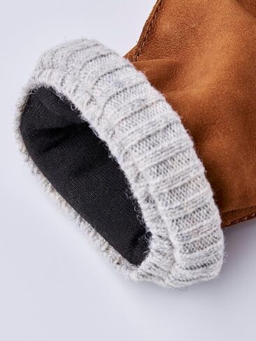 Hestra Men’s Joar Nubuck Leather, Insulated Gloves for Cold Weather in Saudi Arabia