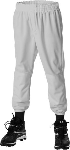 Alleson Athletic unisex child Youth pull on baseball pant, Grey, X-Small US in Saudi Arabia