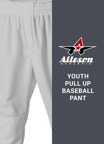 Alleson Athletic unisex child Youth pull on baseball pant, Grey, X-Small US in Saudi Arabia
