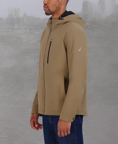 Nautica Men's Transitional Sherpa Lined Hooded Jacket in Saudi Arabia