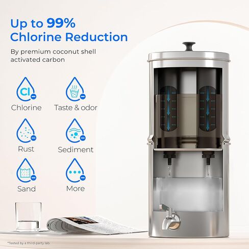 Waterdrop WD-DF-AL Replacement Alkaline Filters for All Waterdrop Dispenser Filtration System, Last Up to 2 Months or 100 Gallons(Pack of 3) in Saudi Arabia