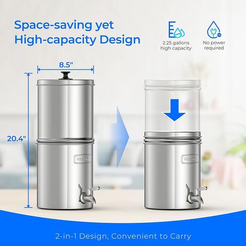 Waterdrop WD-DF-AL Replacement Alkaline Filters for All Waterdrop Dispenser Filtration System, Last Up to 2 Months or 100 Gallons(Pack of 3) in Saudi Arabia