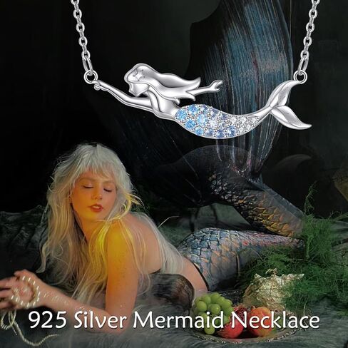 URONE Crystal Shark Necklace for Women 925 Sterling Silver Shark Pendant Necklace with Opal Shark Crystal Jewelry Gifts for Girl Boy Men in Saudi Arabia