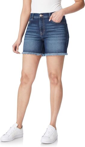 Angels Forever Young Women's Signature Retro Mid-Rise Midi Shorts in Saudi Arabia