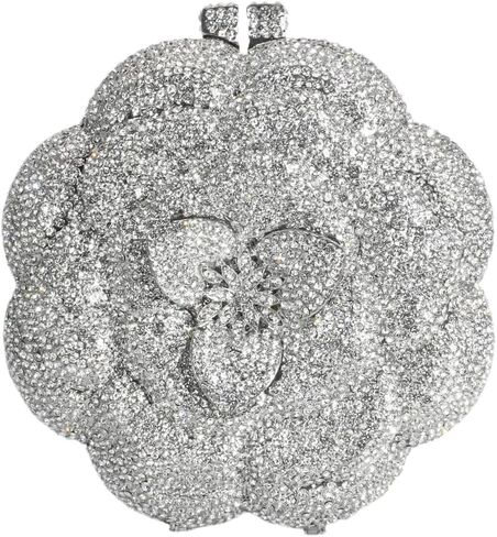 DJBM خمر النساء الأزهار حجر الراين كريستال محفظة روز مساء مخلب الماس مساء حقائب لحفل زفاف كوكتيل حفلة موسيقية in Kuwait