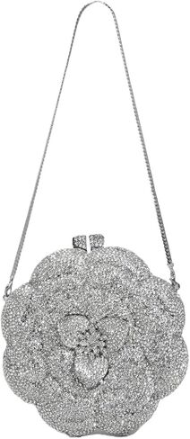 DJBM خمر النساء الأزهار حجر الراين كريستال محفظة روز مساء مخلب الماس مساء حقائب لحفل زفاف كوكتيل حفلة موسيقية in Kuwait