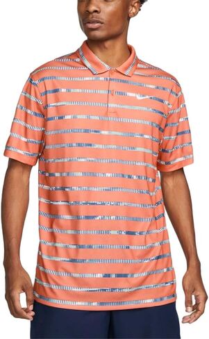 Nike Men's Striped Dri-Fit Golf Polo in Saudi Arabia
