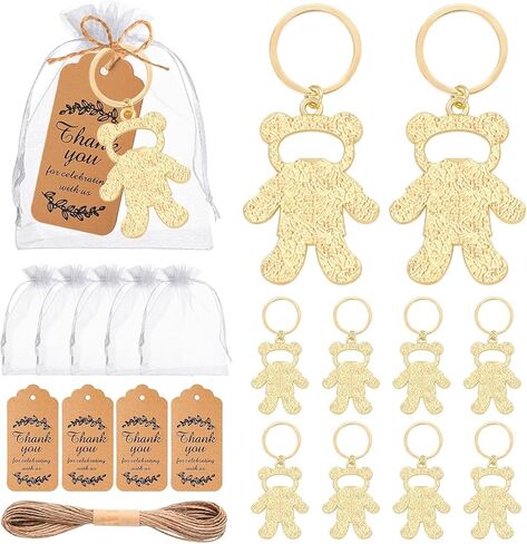 50 Baby Bottle Opener Baby Shower Gifts for Returning Guests Wedding Party Souvenirs Children's Birthday Party Gifts in Kuwait