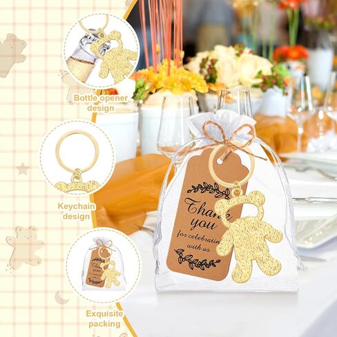 50 Baby Bottle Opener Baby Shower Gifts for Returning Guests Wedding Party Souvenirs Children's Birthday Party Gifts in Kuwait