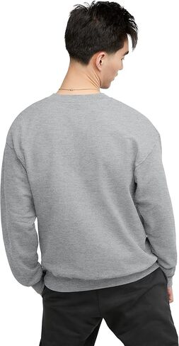 Hanes Ultimate, Heavyweight Fleece Sweatshirt, Crewneck Pullover for Men, Ash, Large in Saudi Arabia