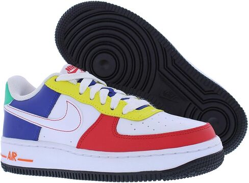 Nike Boy's Air Force 1 Low LV8 BG (Big Kid) University Red/White/Deep Royal Blue 7 Big Kid M in Saudi Arabia