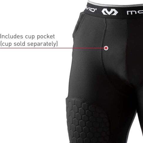 شورت McDavid Hex مدمج بحزام كرة القدم مع وسائد سداسية مدمجة، مقاسات الكبار والشباب in Saudi Arabia