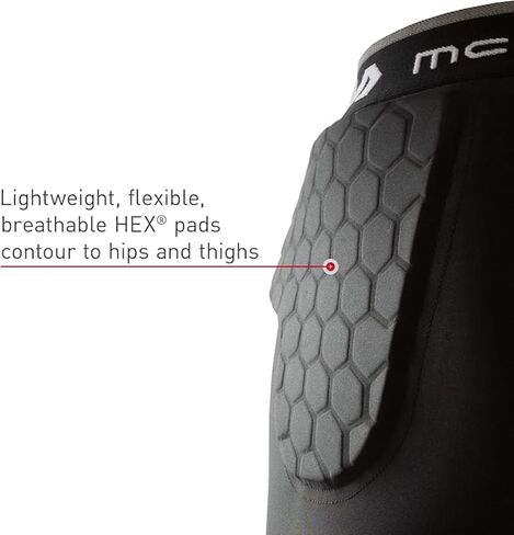 شورت McDavid Hex مدمج بحزام كرة القدم مع وسائد سداسية مدمجة، مقاسات الكبار والشباب in Saudi Arabia