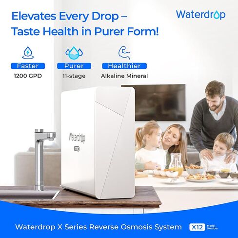 فلتر مياه Waterdrop WD-N1-CF، بديل لنظام التناضح العكسي N1، عمر 6 أشهر in Kuwait