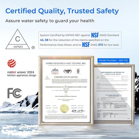 فلتر مياه Waterdrop WD-N1-CF، بديل لنظام التناضح العكسي N1، عمر 6 أشهر in Kuwait