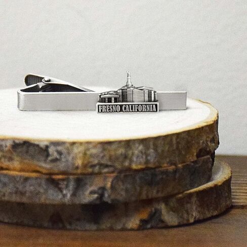 Lifebeats San Diego California Temple Antique Silver Temple Tieclip by Ringmasters, not_known in Saudi Arabia