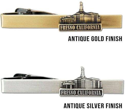 Lifebeats San Diego California Temple Antique Silver Temple Tieclip by Ringmasters, not_known in Saudi Arabia