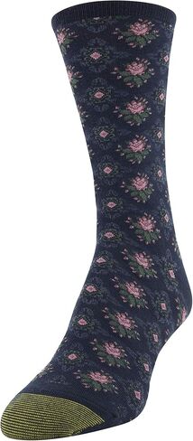 جوارب نسائية من GOLDTOE بتصميم الزهور الماسية، 3 أزواج in Kuwait