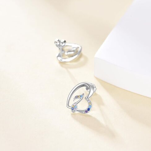 Music Note Earrings Original Musical Note Earrings Silver Star Studs Valentine's Day Earrings Gift for Music Lovers, S925 Sterling Silver Sensitive Earrings Studs for Women Girls Hypoallergenic in Kuwait