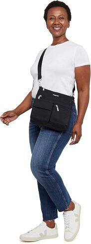 Baggallini Modern Everywhere Slim Crossbody - Water-resistant Crossbody Bag for Women - Easy-Access Phone Pocket in Saudi Arabia