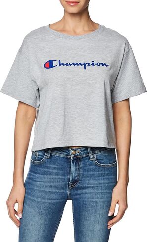 Champion Women's Cropped T-shirt, Classic Cropped Tee Shirt for Women, Crop Top Tee Shirts in Kuwait