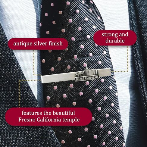 Lifebeats Philadelphia Pennsylvania Antique Silver Temple Tieclip by Ringmasters in Kuwait