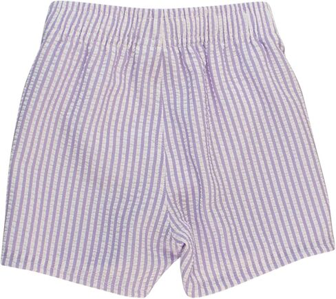 RUGGEDBUTTS Periwinkle Blue Seersucker Swim Trunks - 2T, Blue, 24 Months in Saudi Arabia