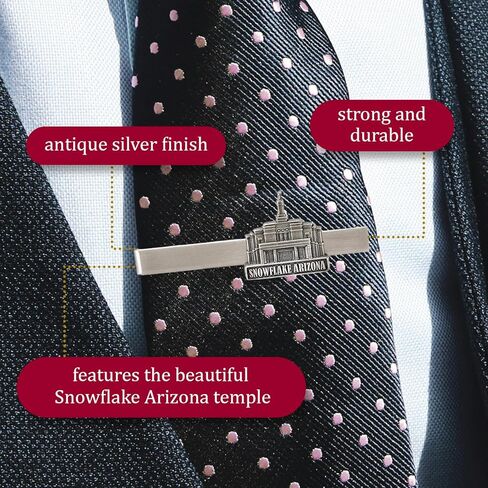 Lifebeats Houston Texas Antique Silver Temple Tieclip by Ringmasters in Saudi Arabia