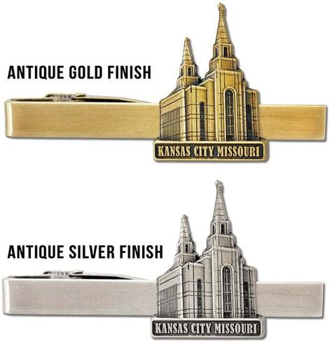 Los Angeles California Antique Gold Temple Tieclip by Ringmasters, not_known in Saudi Arabia