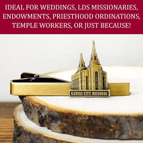 Los Angeles California Antique Gold Temple Tieclip by Ringmasters, not_known in Saudi Arabia