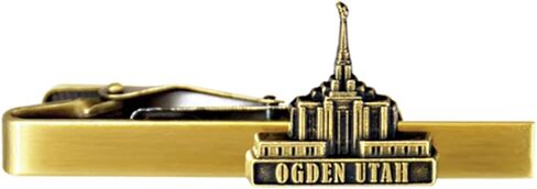 Los Angeles California Antique Gold Temple Tieclip by Ringmasters, not_known in Saudi Arabia