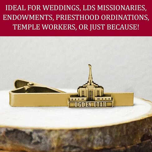 Los Angeles California Antique Gold Temple Tieclip by Ringmasters, not_known in Saudi Arabia