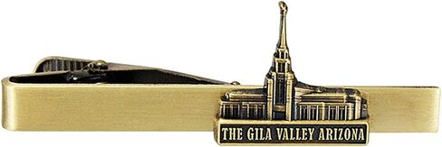 Los Angeles California Antique Gold Temple Tieclip by Ringmasters, not_known in Saudi Arabia