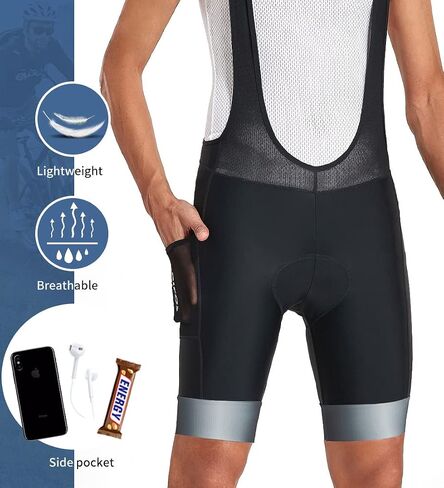 DIFOS Men Cycling Bib Shorts with Padding Compression Shorts Bibs for Men Summer Bike Bibs Padded Shorts,Bibs Overallsfor in Saudi Arabia