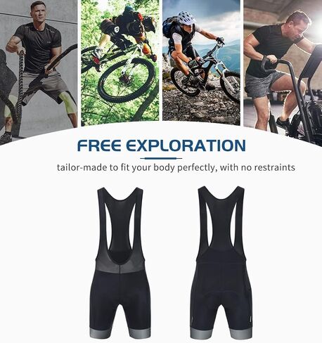 DIFOS Men Cycling Bib Shorts with Padding Compression Shorts Bibs for Men Summer Bike Bibs Padded Shorts,Bibs Overallsfor in Saudi Arabia