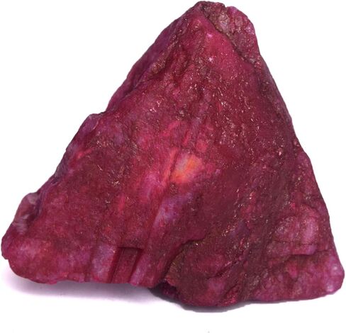 GEMHUB Untreated Raw Rough Ruby 30.50 Ct. Certified Healing Crystal Natural Red Ruby Gemstone in Saudi Arabia