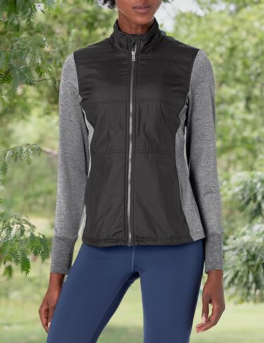Cutter & Buck Women's Moisture Wicking Drytec Stretch Knit Stealth Full Zip Jacket in Saudi Arabia
