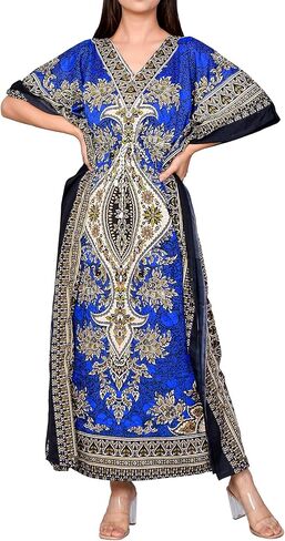 REYNOSOHOMEDECOR---- Kimono Kaftan Dress for Women' Elegant, Miami,lbiza,Holiday Dress,Evening Dress,Loose fit in Kuwait