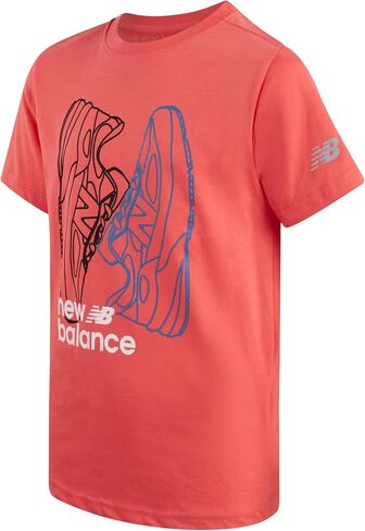 New Balance Boys' Active Shorts Set - 2 Piece Performance T-Shirt and Gym Shorts (4-12) in Saudi Arabia
