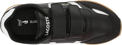 Lacoste Kids 46SUI0001 Sneaker, GRN/DK BLU, 10 US Unisex Toddler in Saudi Arabia