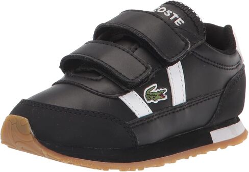 Lacoste Kids 46SUI0001 Sneaker, GRN/DK BLU, 10 US Unisex Toddler in Saudi Arabia