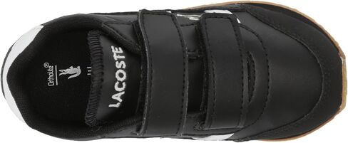 Lacoste Kids 46SUI0001 Sneaker, GRN/DK BLU, 10 US Unisex Toddler in Saudi Arabia