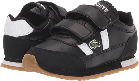 Lacoste Kids 46SUI0001 Sneaker, GRN/DK BLU, 10 US Unisex Toddler in Saudi Arabia