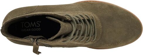TOMS Evelyn Lace-Up Black Suede 6 B (M) in Saudi Arabia