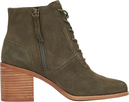 TOMS Evelyn Lace-Up Black Suede 6 B (M) in Saudi Arabia