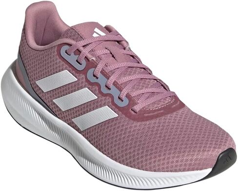 adidas Women's Run Falcon 3.0 Sneaker, Black/White/Black, 10.5 Wide in Saudi Arabia