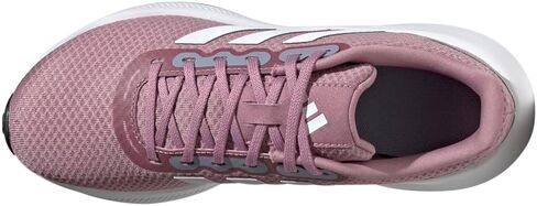 adidas Women's Run Falcon 3.0 Sneaker, Black/White/Black, 10.5 Wide in Saudi Arabia
